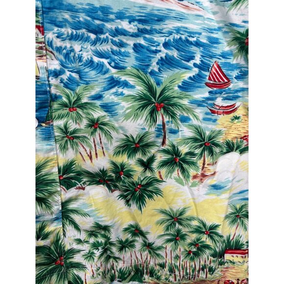 Vtg Wrangler Mens Shirt L Hawaiian Button Up Western‎ Cowboy - Picture 2 of 7